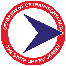 New Jersey Department of Transportation NJDOT logo representing DOT-related turbidity curtain, dredging, sediment control, marine construction, and floating boom applications in New Jersey waterways.